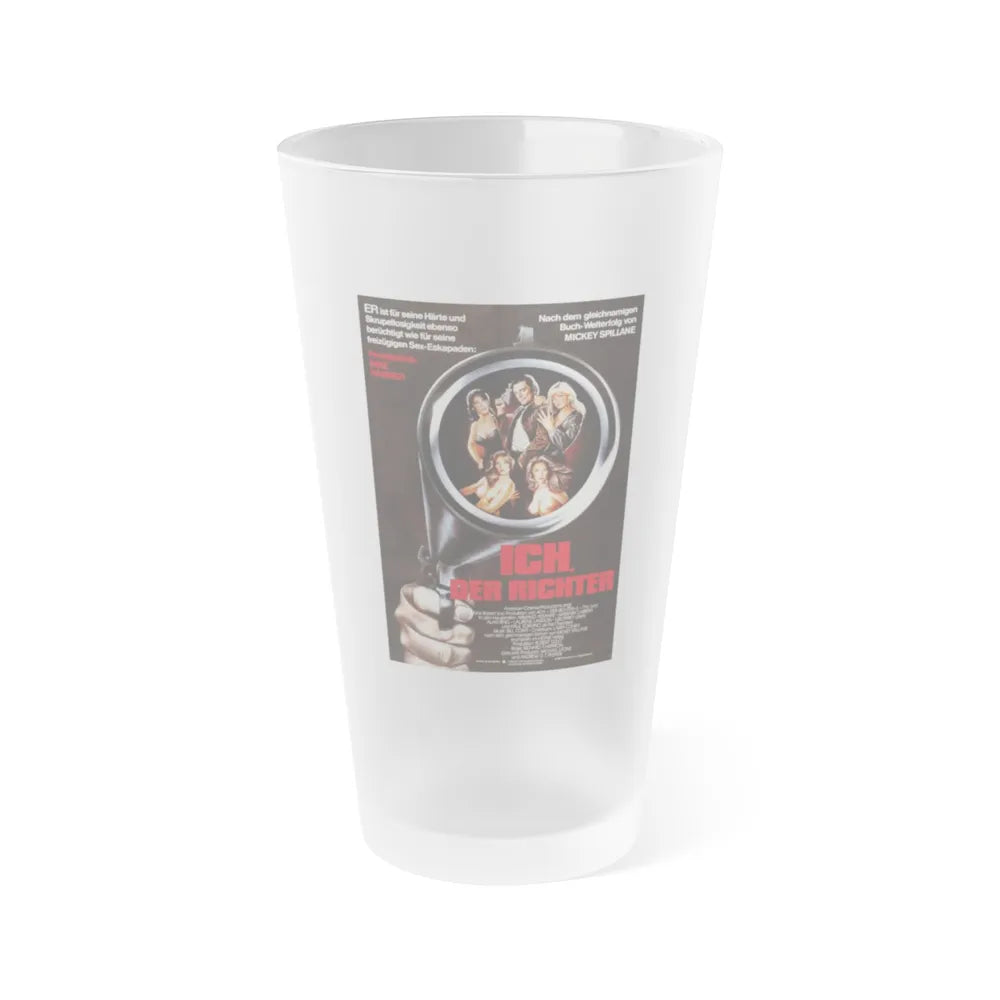 I THE JURY (GERMAN) 1982 Movie Poster - Frosted Pint Glass 16oz-16oz-Frosted-Go Mug Yourself