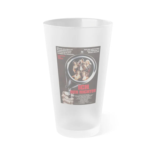 I THE JURY (GERMAN) 1982 Movie Poster - Frosted Pint Glass 16oz-16oz-Frosted-Go Mug Yourself