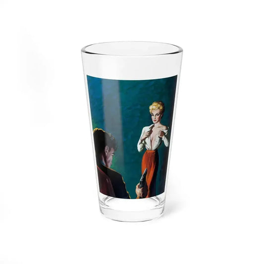 I, the Jury, paperback cover, 1947 - Pint Glass 16oz 16oz - Go Mug Yourself