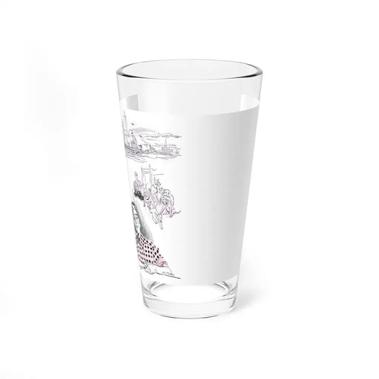 I Tripped in My Father's Footsteps, Bluebook Magazine, July 1954 - Pint Glass 16oz 16oz - Go Mug Yourself