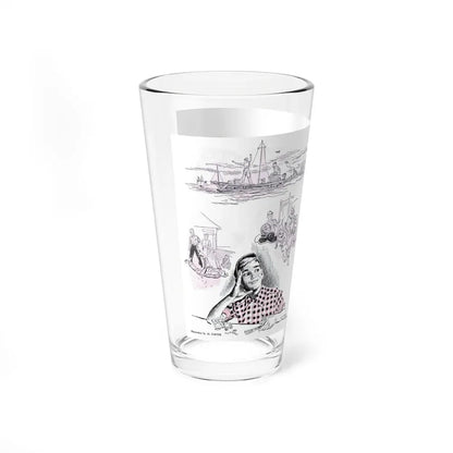 I Tripped in My Father's Footsteps, Bluebook Magazine, July 1954 - Pint Glass 16oz - Go Mug Yourself