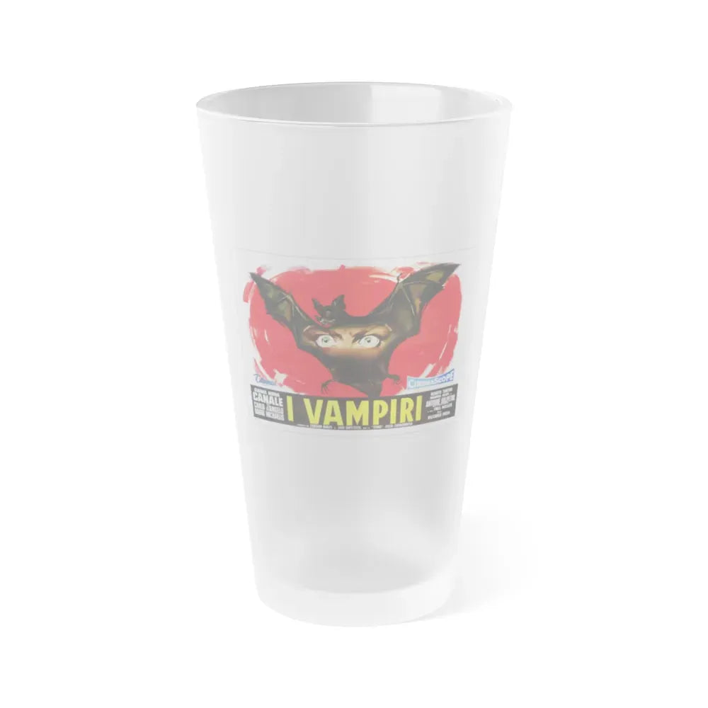 I VAMPIRI (3) 1957 Movie Poster - Frosted Pint Glass 16oz 16oz Frosted - Go Mug Yourself