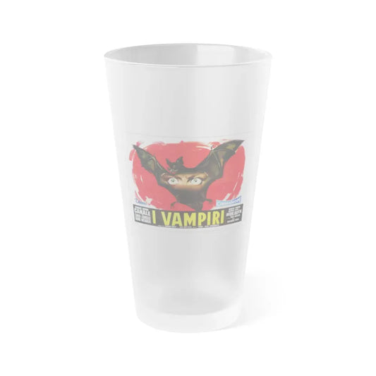 I VAMPIRI (3) 1957 Movie Poster - Frosted Pint Glass 16oz 16oz Frosted - Go Mug Yourself