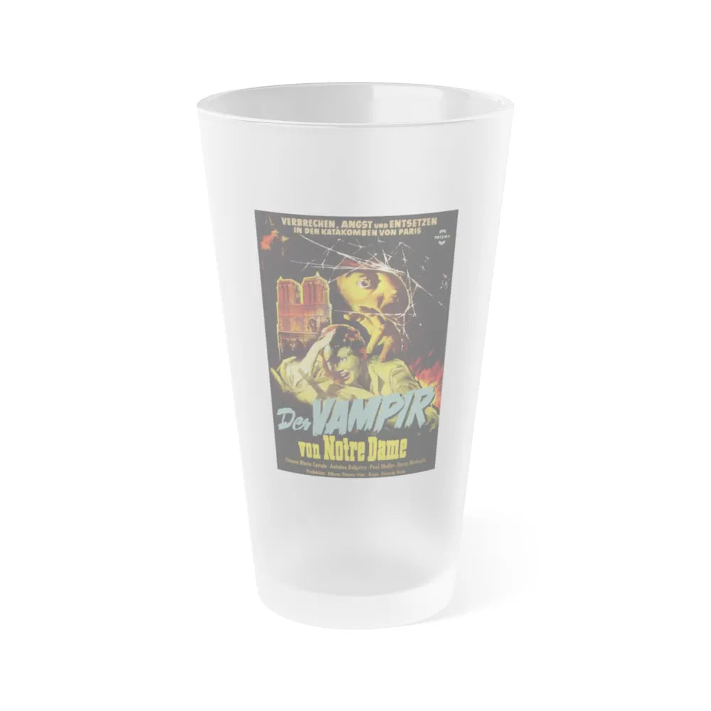 I, VAMPIRI (GERMAN) 1957 Movie Poster - Frosted Pint Glass 16oz-16oz-Frosted-Go Mug Yourself