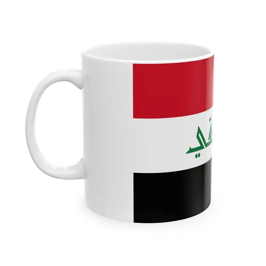 I Want My Right flag (Iraq) White Coffee Mug - Go Mug Yourself