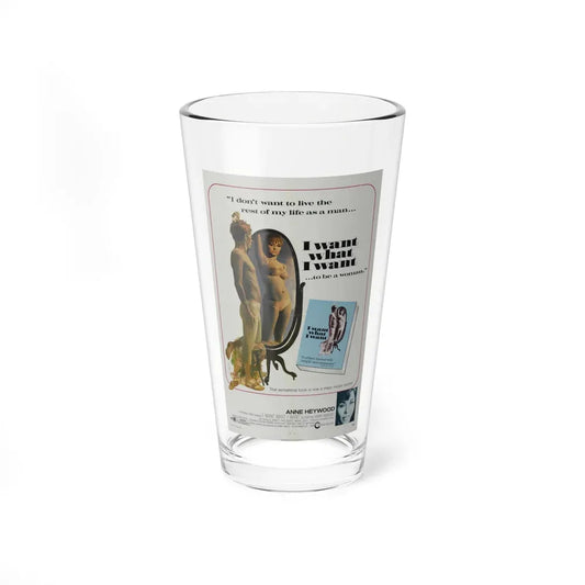 I WANT WHAT I WANT 1972 Movie Poster - Pint Glass 16oz 16oz - Go Mug Yourself