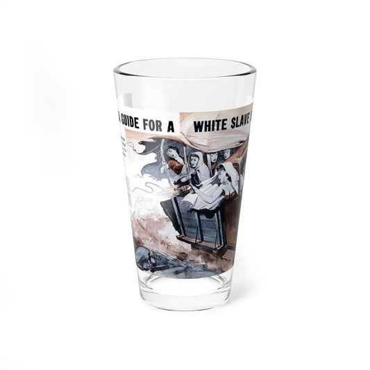 I Was a Guide for a White Slave Safari, Man's Life, January 1959 - Pint Glass 16oz 16oz - Go Mug Yourself