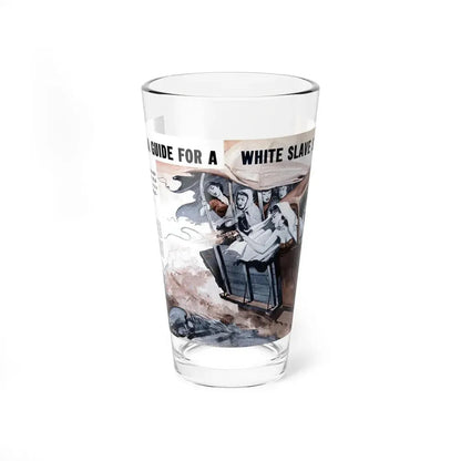 I Was a Guide for a White Slave Safari, Man's Life, January 1959 - Pint Glass 16oz 16oz - Go Mug Yourself