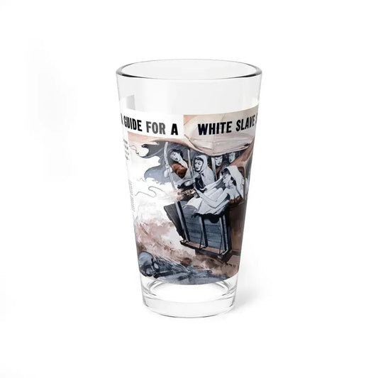 I Was a Guide for a White Slave Safari, Man's Life, January 1959 - Pint Glass 16oz 16oz - Go Mug Yourself
