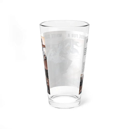 I Was a Guide for a White Slave Safari, Man's Life, January 1959 - Pint Glass 16oz - Go Mug Yourself
