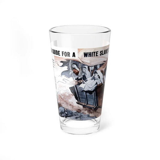 I Was a Guide for a White Slave Safari, Man's Life, January 1959 - Pint Glass 16oz-16oz-Go Mug Yourself