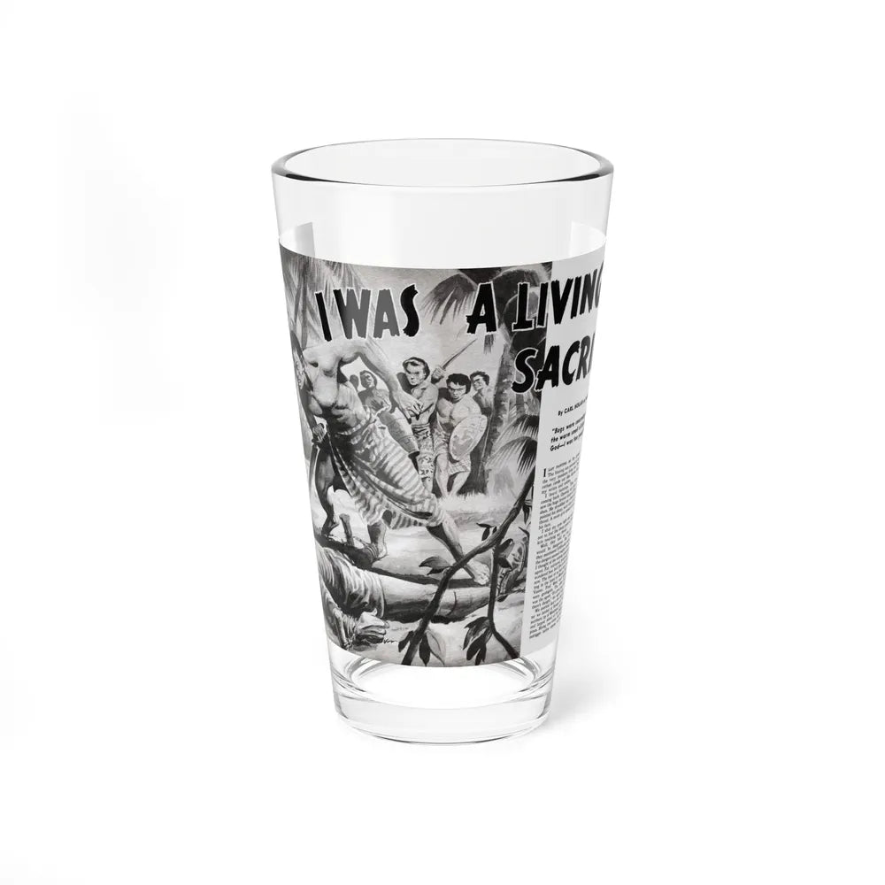 I Was A Living Sacrifice, Rage for Men, August 1957 - Pint Glass 16oz-16oz-Go Mug Yourself