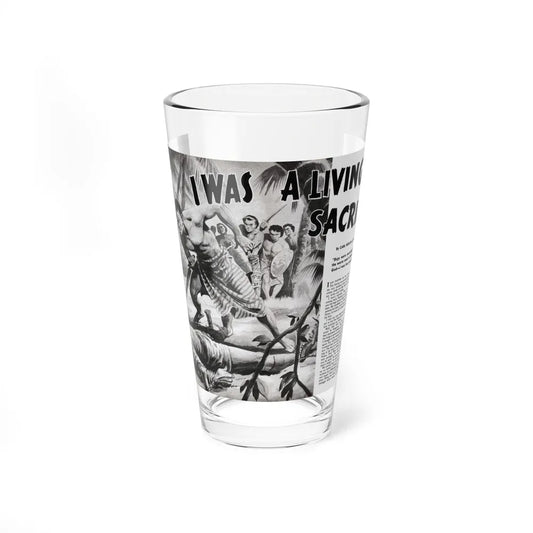 I Was A Living Sacrifice, Rage for Men, August 1957 - Pint Glass 16oz-16oz-Go Mug Yourself