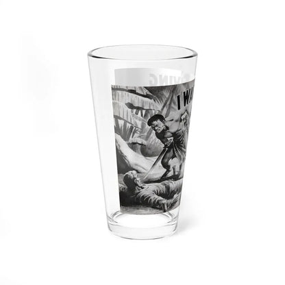 I Was A Living Sacrifice, Rage for Men, August 1957 - Pint Glass 16oz - Go Mug Yourself