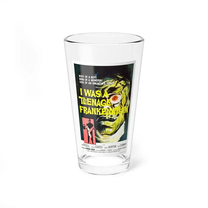 I WAS A TEENAGE FRANKENSTEIN 1957 Movie Poster - Pint Glass 16oz 16oz - Go Mug Yourself