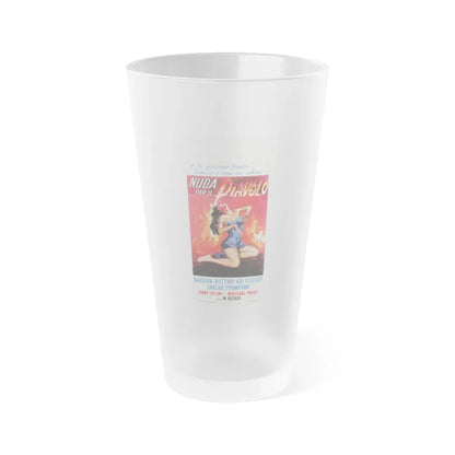 I WAS ALL HIS 1958 Movie Poster - Frosted Pint Glass 16oz 16oz Frosted - Go Mug Yourself