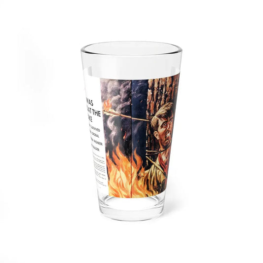 I Was Burned At The Stake, Fury magazine, August 1957 - Pint Glass 16oz 16oz - Go Mug Yourself