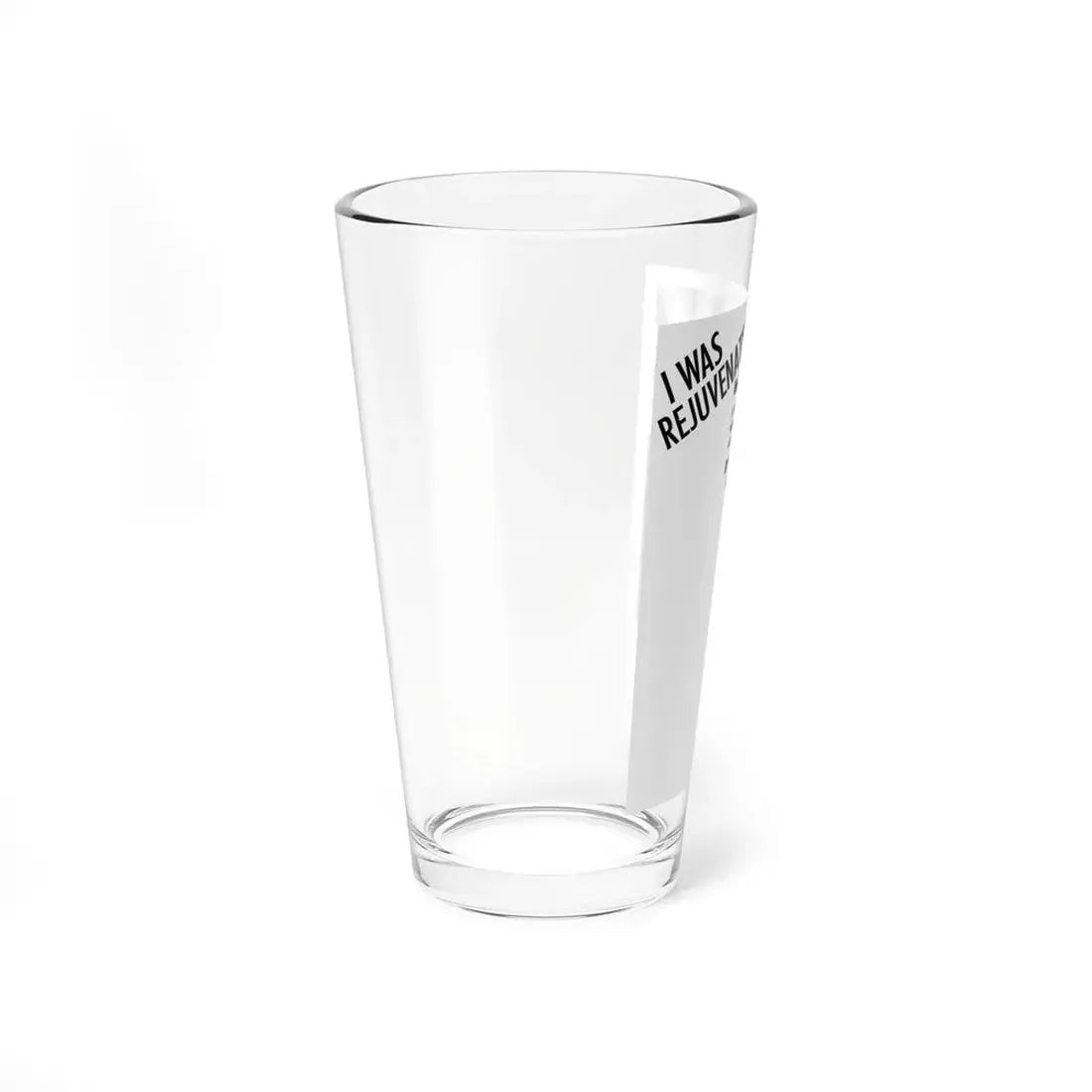 I Was Rejuvenated, Liberty magazine, June 18,1938 - Pint Glass 16oz - Go Mug Yourself