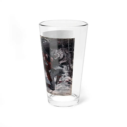 I Went In Alone, Cavalier magazine, January 1953 - Pint Glass 16oz - Go Mug Yourself