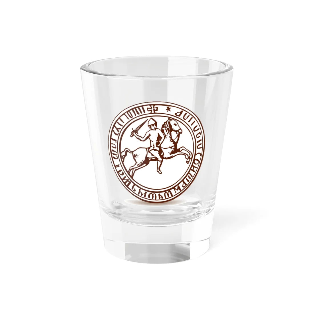 Печать Василия I Дмитриевича. Конец XIV в (Belarus) (Coat of Arms) Shot Glass 1.5oz 1.5oz - Go Mug Yourself