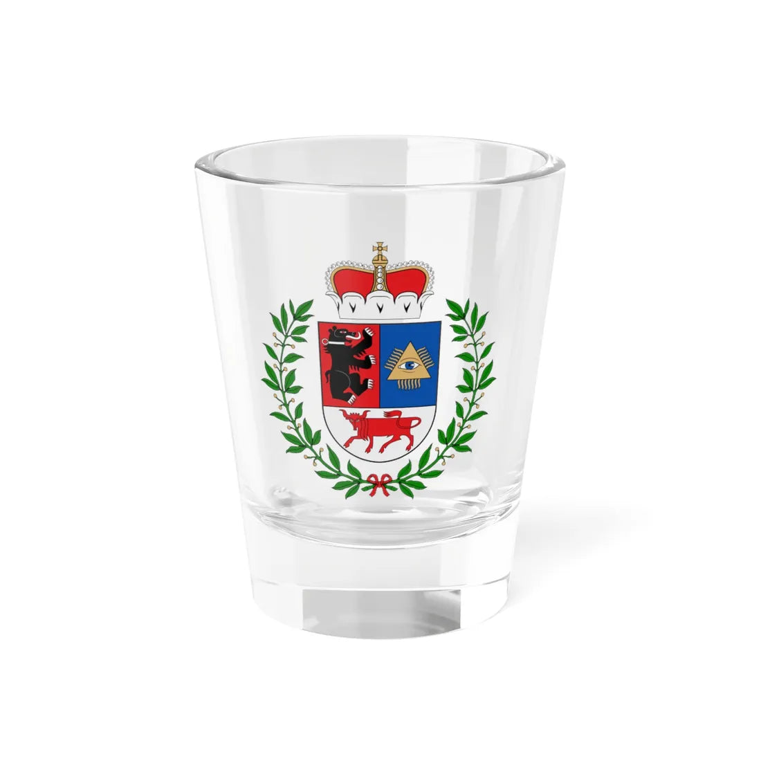 Šiauliai COA great (Lithuania) (Coat of Arms) Shot Glass 1.5oz 1.5oz - Go Mug Yourself