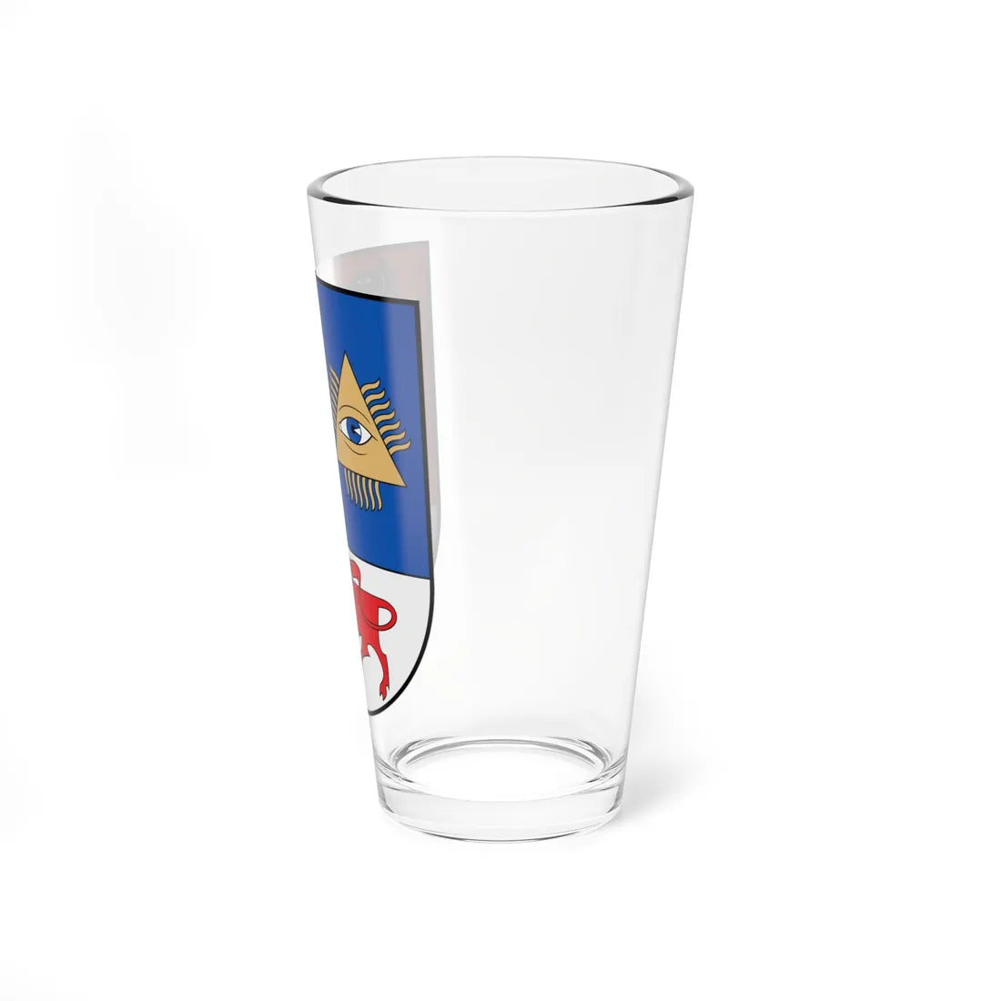 Šiauliai COA small (Lithuania) (Coat of Arms) Pint Glass 16oz - Go Mug Yourself