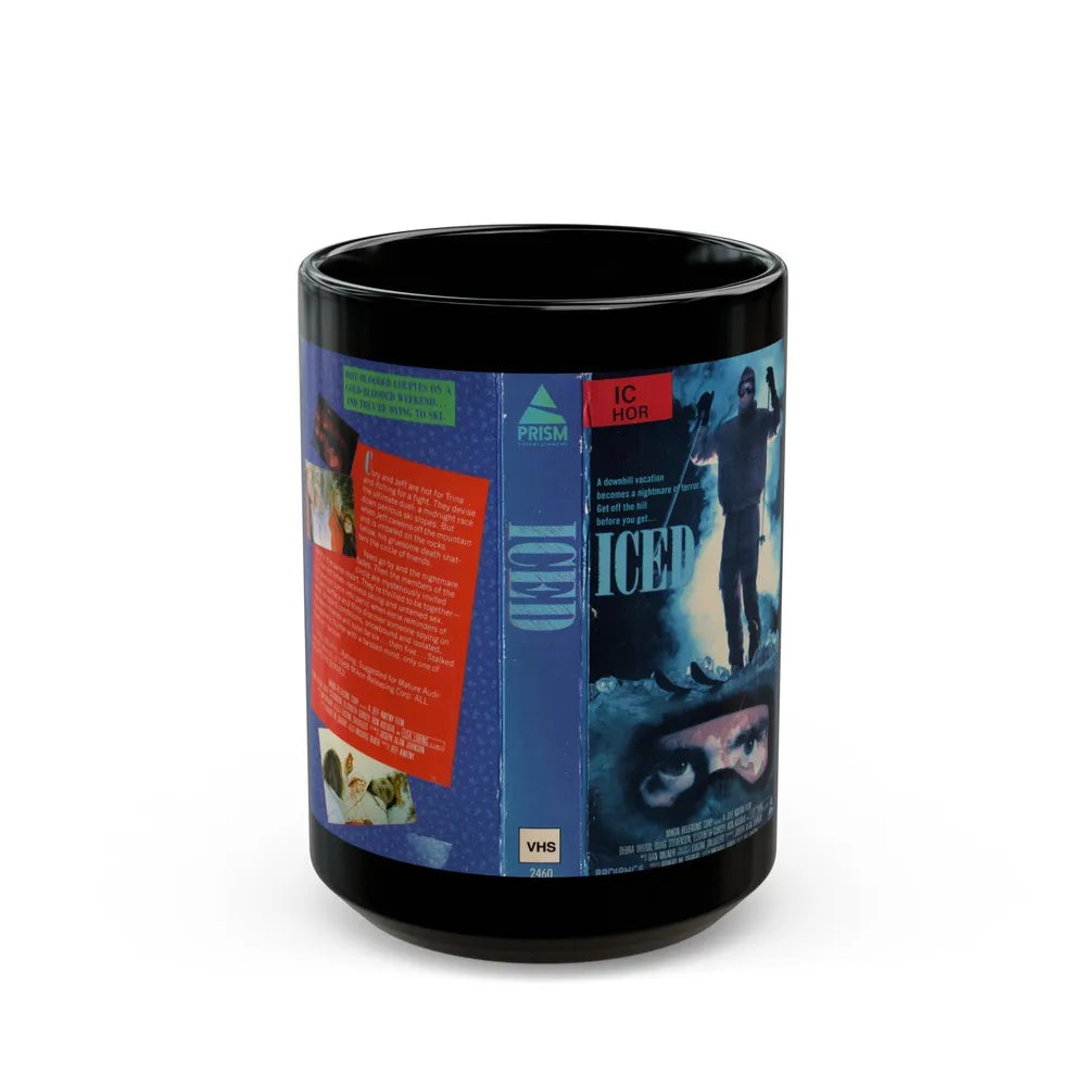 ICED (VHS COVER) - Black Coffee Mug-15oz-Go Mug Yourself