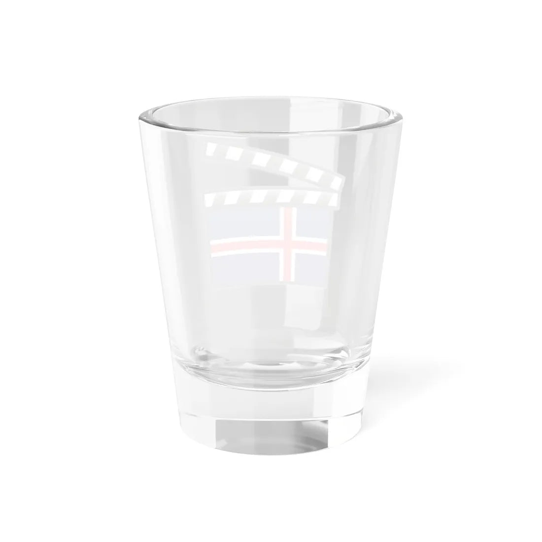 Iceland film clapperboard (Iceland) Shot Glass 1.5oz - Go Mug Yourself