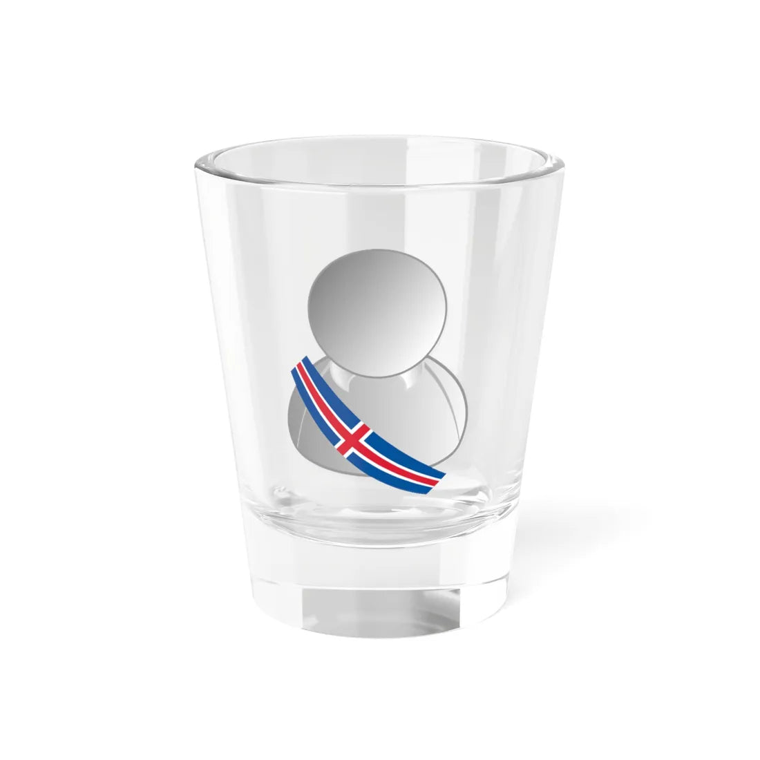 Iceland politic personality icon (Iceland) Shot Glass 1.5oz 1.5oz - Go Mug Yourself