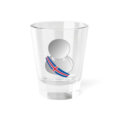 Iceland politic personality icon (Iceland) Shot Glass 1.5oz 1.5oz - Go Mug Yourself