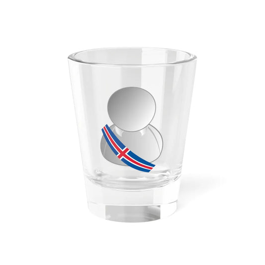 Iceland politic personality icon (Iceland) Shot Glass 1.5oz 1.5oz - Go Mug Yourself