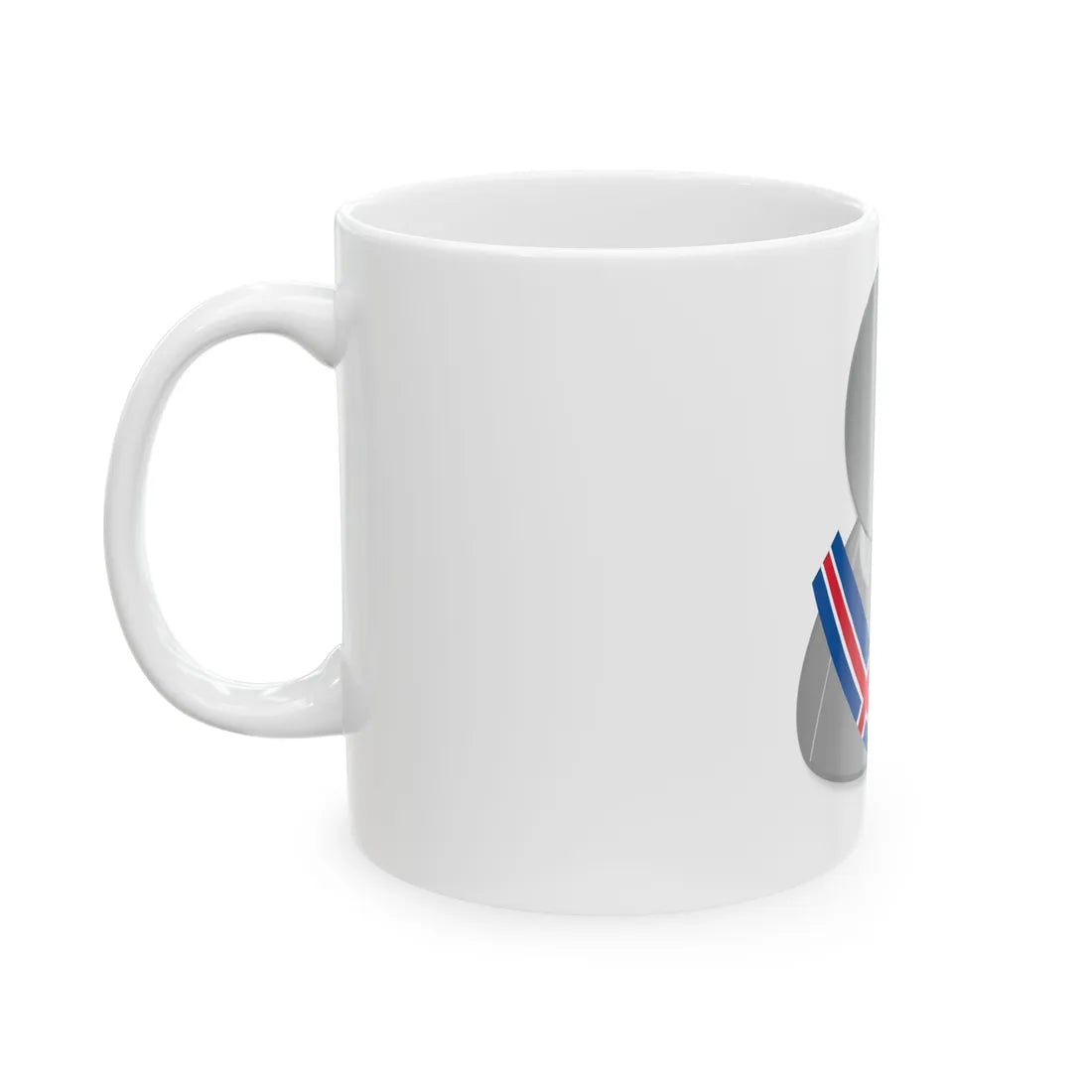 Iceland politic personality icon (Iceland) White Coffee Mug - Go Mug Yourself