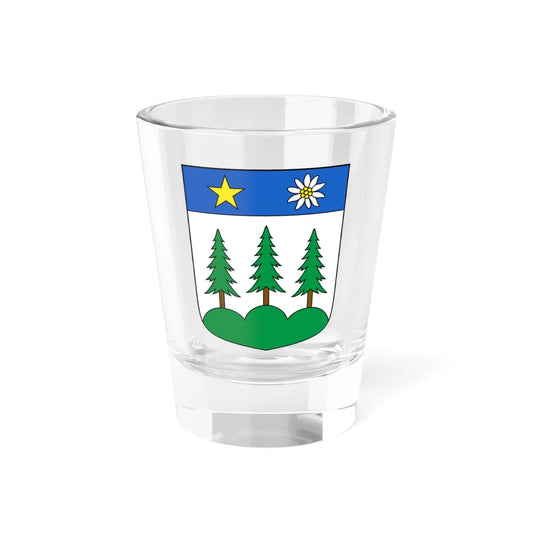 Icogne-blazon (Switzerland) (Coat of Arms) Shot Glass 1.5oz 1.5oz - Go Mug Yourself