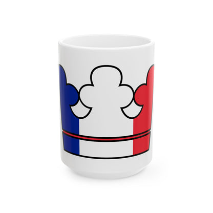Icone histoire de France (France) White Coffee Mug-15oz-Go Mug Yourself