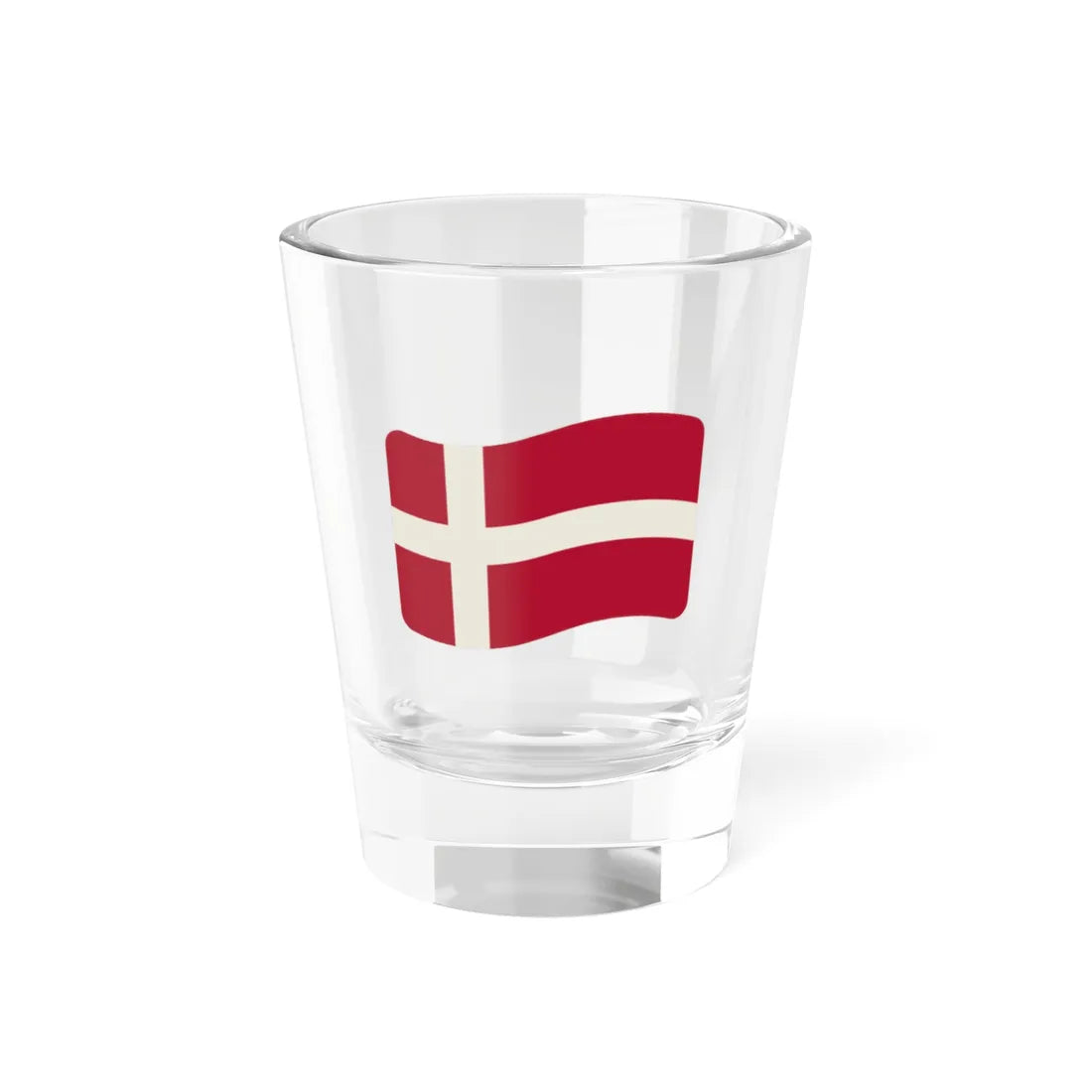 Iconol flag Denmark (Denmark) Shot Glass 1.5oz 1.5oz - Go Mug Yourself