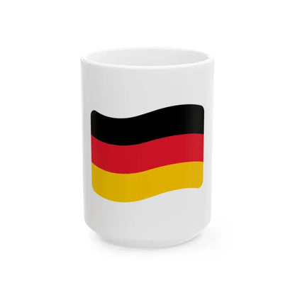 Iconol flag Germany (Germany) White Coffee Mug 15oz - Go Mug Yourself