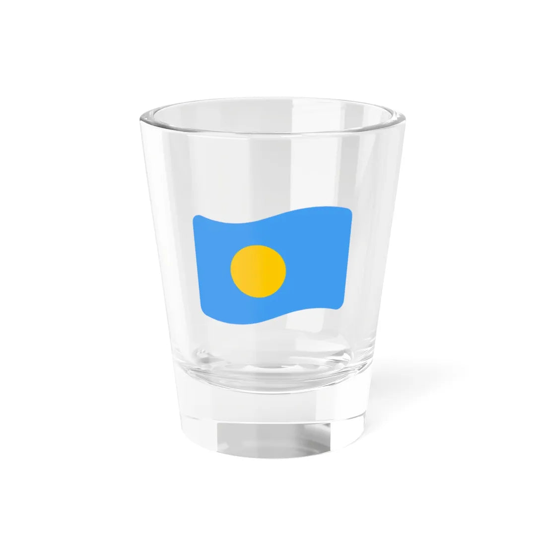 Iconol flag Palau (Palau) Shot Glass 1.5oz 1.5oz - Go Mug Yourself