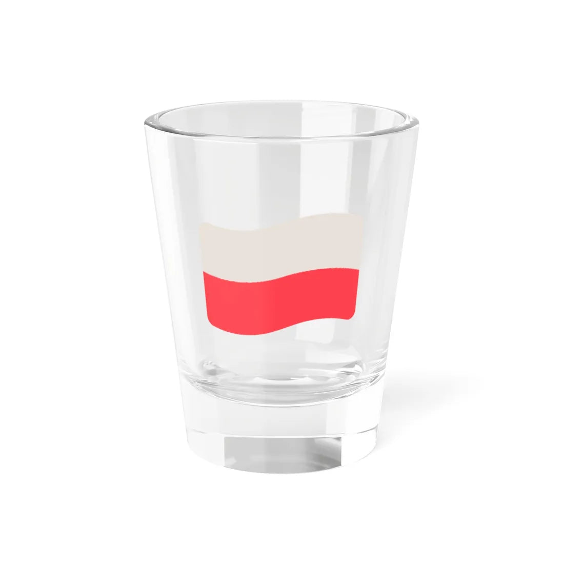 Iconol flag Poland (Poland) Shot Glass 1.5oz 1.5oz - Go Mug Yourself