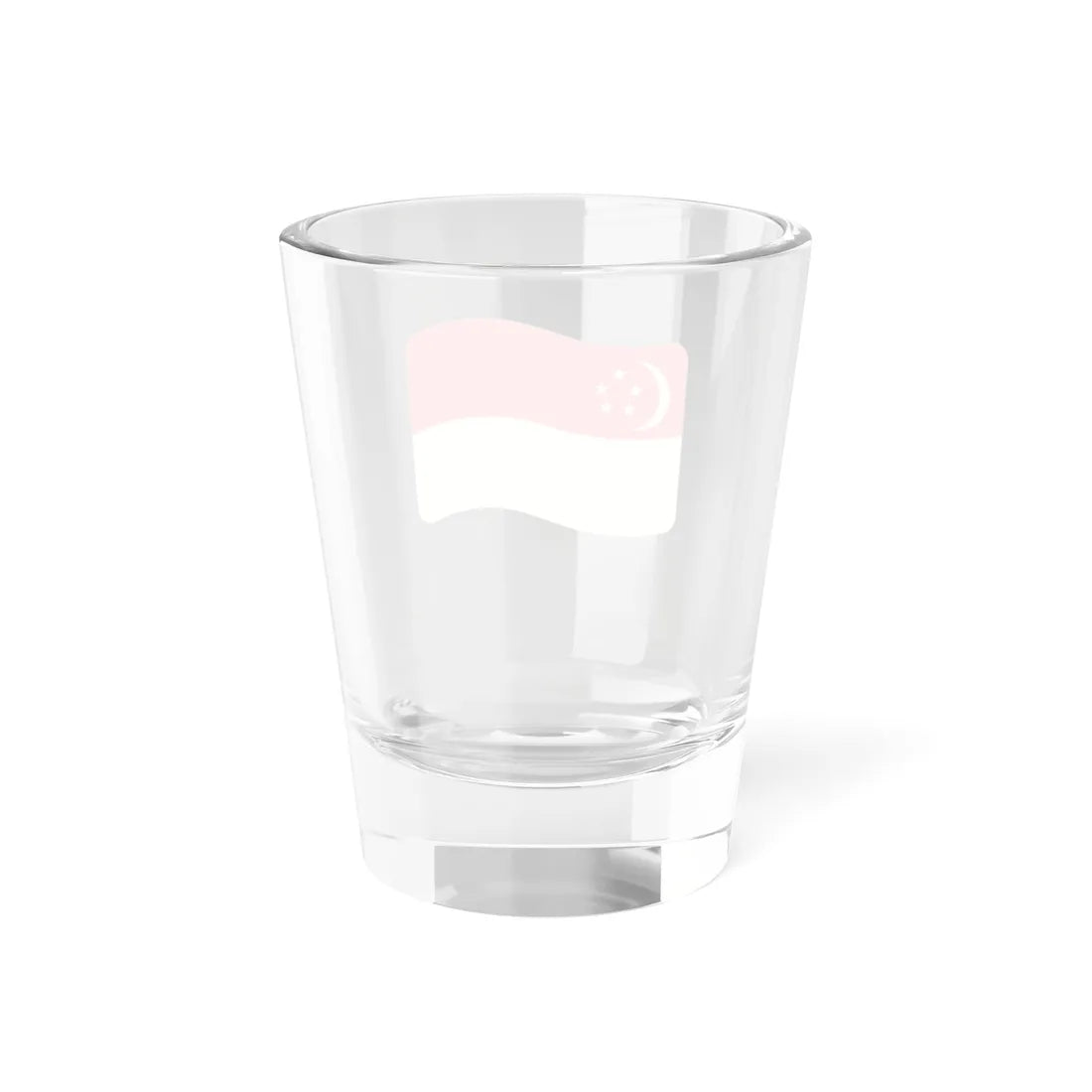 Iconol flag Singapore (Singapore) Shot Glass 1.5oz - Go Mug Yourself