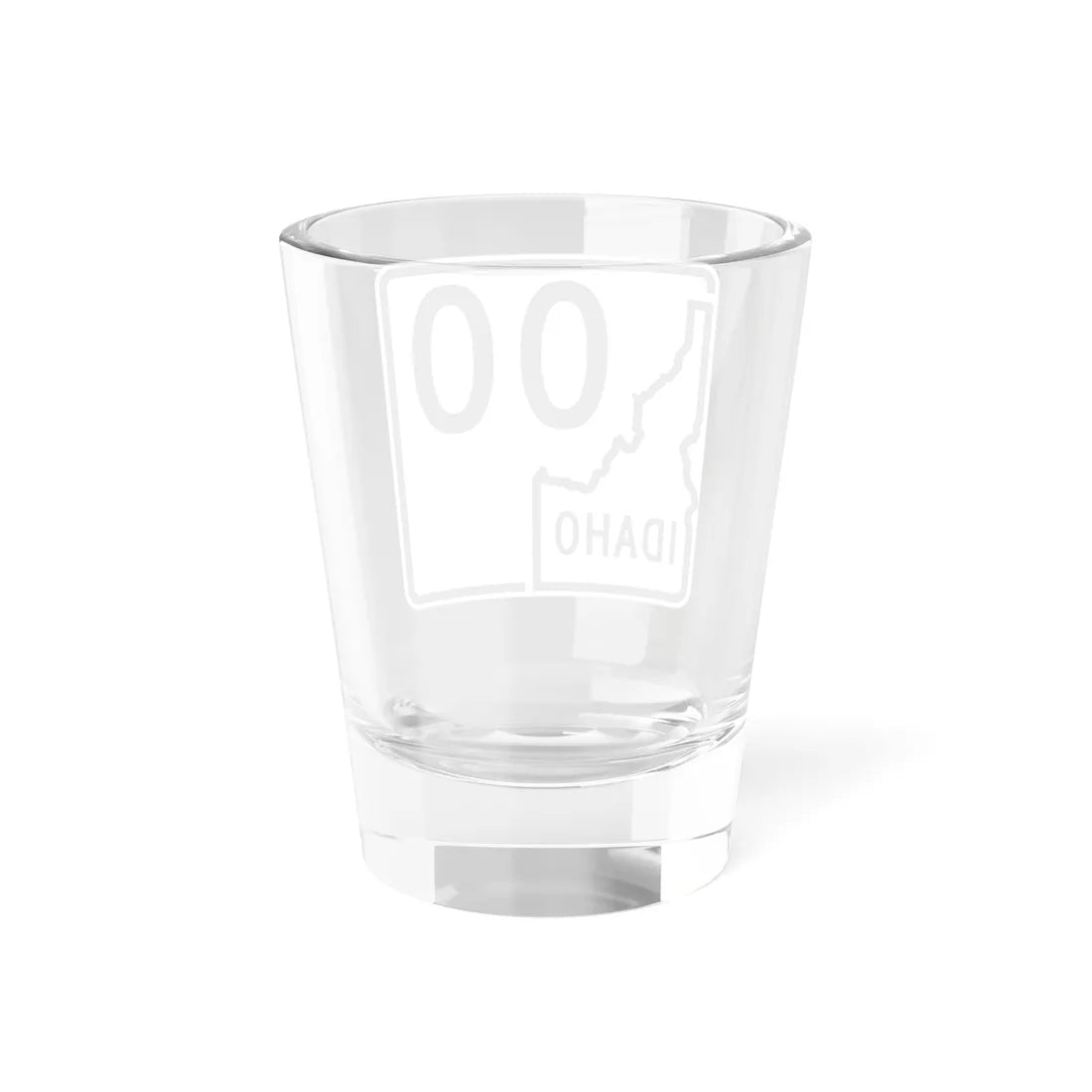 ID-00 1955 (Idaho) (Road Sign) Shot Glass 1.5oz - Go Mug Yourself