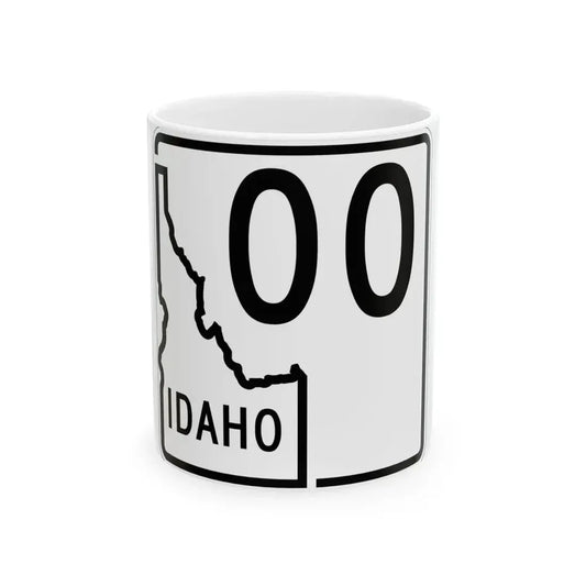 ID-00 1955 (Idaho) (Road Sign) White Coffee Mug 11oz - Go Mug Yourself