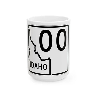 ID-00 1955 (Idaho) (Road Sign) White Coffee Mug 15oz - Go Mug Yourself
