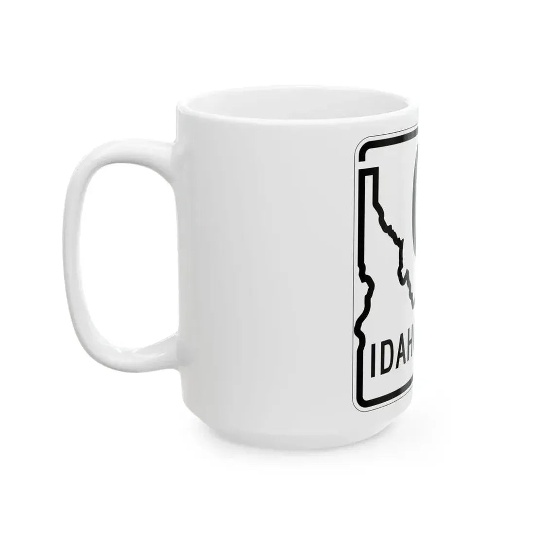 ID-00 1955 (Idaho) (Road Sign) White Coffee Mug - Go Mug Yourself