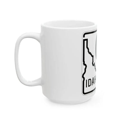 ID-00 1955 (Idaho) (Road Sign) White Coffee Mug - Go Mug Yourself