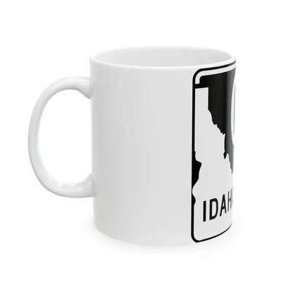 ID-00 (Idaho) (Road Sign) White Coffee Mug - Go Mug Yourself