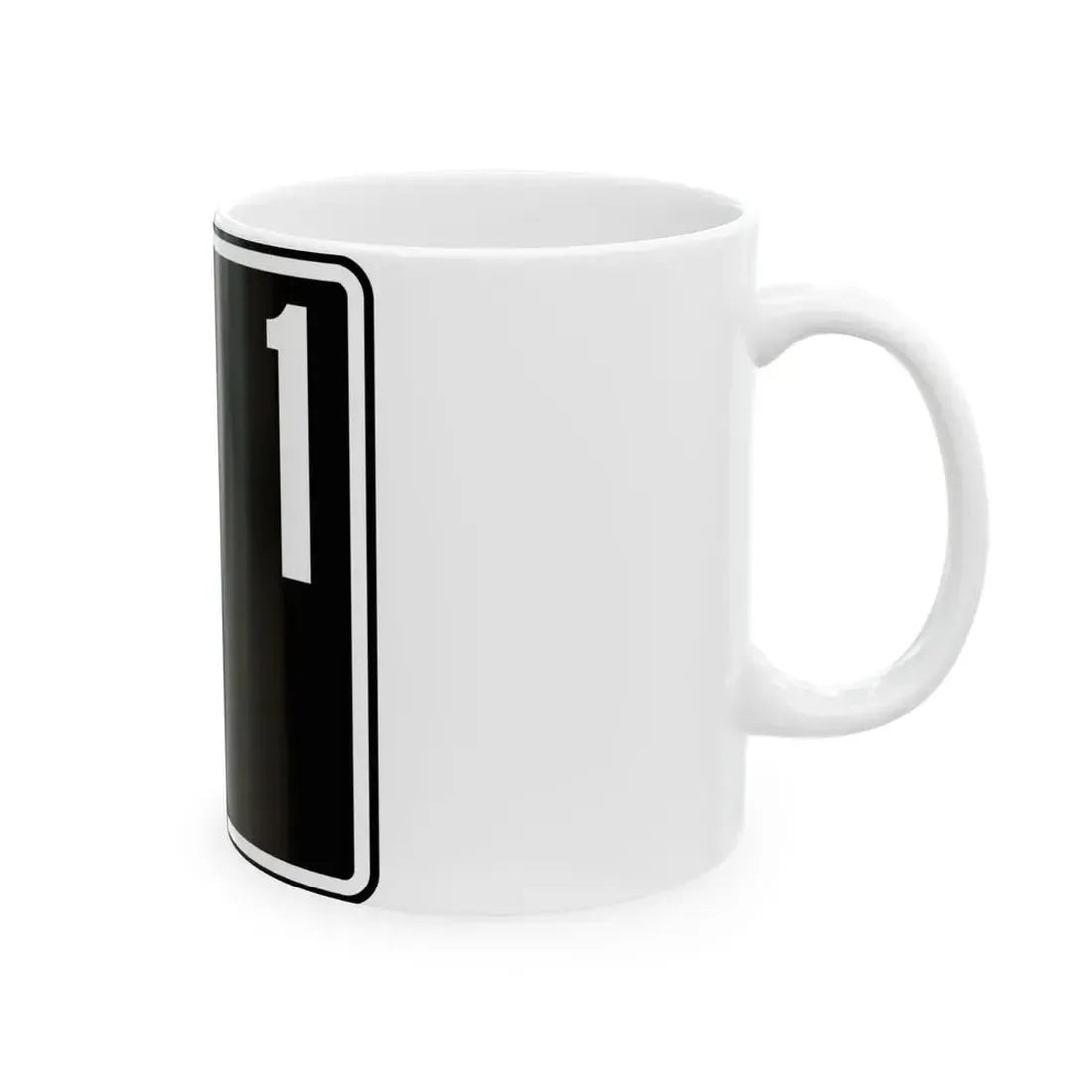 ID-1 (Idaho) (Road Sign) White Coffee Mug - Go Mug Yourself