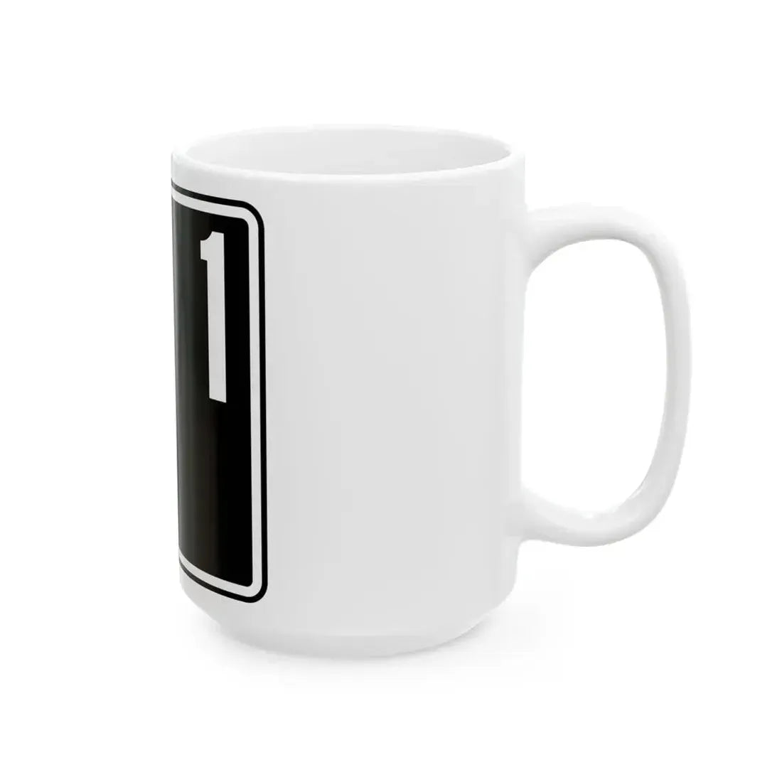 ID-1 (Idaho) (Road Sign) White Coffee Mug - Go Mug Yourself
