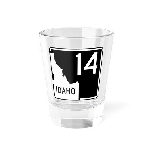 ID-14 (Idaho) (Road Sign) Shot Glass 1.5oz 1.5oz - Go Mug Yourself