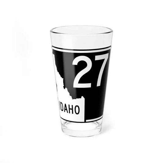 ID-27 (Idaho) (Road Sign) Pint Glss 16oz 16oz - Go Mug Yourself