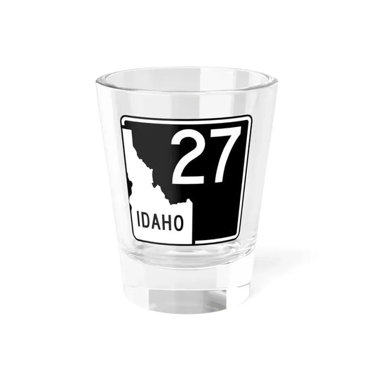 ID-27 (Idaho) (Road Sign) Shot Glass 1.5oz 1.5oz - Go Mug Yourself